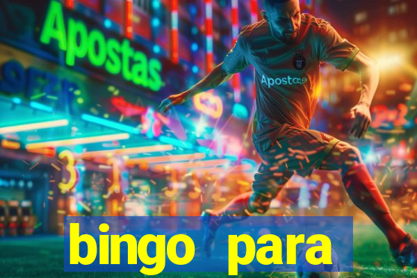 bingo para despedida de solteira para imprimir